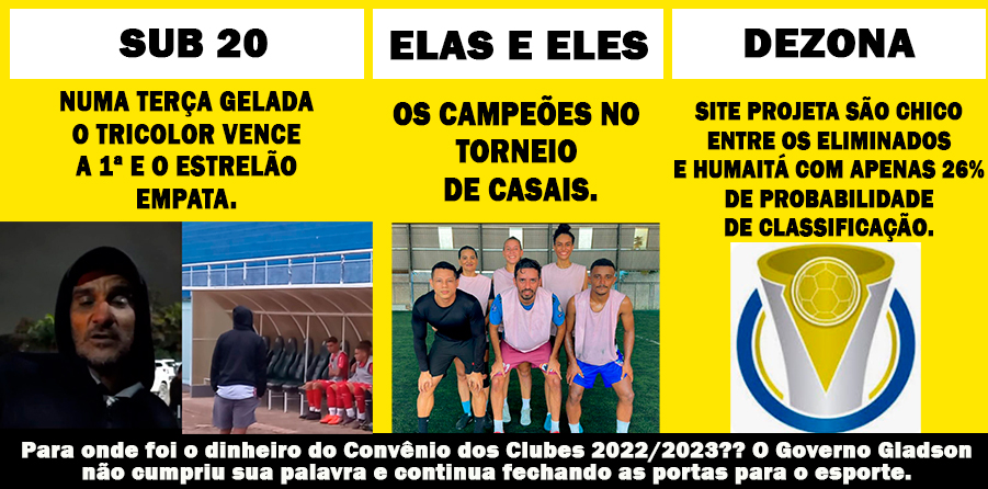 SUB 20 – BLOG DO CHICO PONTES