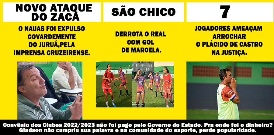 NOVO ATAQUE DO ZACA
